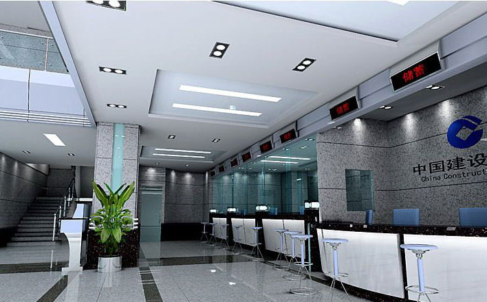 恩尊窗口對講機應用於建設銀行